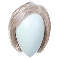 Raquel Welch Classic Cool Chin Length Classic Page Bob Cut Wig by Hairuwear, Petite Cap - R60 White Mist