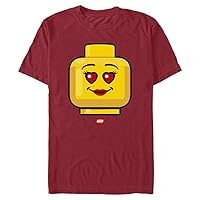 Fifth Sun Lego Iconic Heart Eyes Young Men's Short Sleeve Tee Shirt