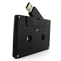 16GB USB 2.0 Flash Drive Black Cassette Tape Shape Memory Stick Flash Drive Pendrive Thumb Drive Jump Drive U Disk