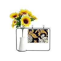 Beauty Gift Chinese Japanese Style Asia Chrysanthemum Artificial Sunflower Vases Bottle Blessing Card