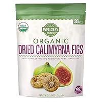 Wellsley Farms Organic Dried Calimyrna Figs, 36 OZ