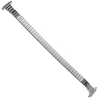 11mm-14mm Womens Vintage Replacement Flex Expansion Silver Watch Band