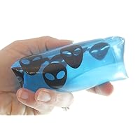 1 Alien Jumbo Water Trick Snakes - Stress Toy - Slippery Tricky Wiggly Wiggler Weenie Tube - Sensory Fidget Ball (Random Color)