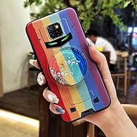 Fashion Design Anti-dust Phone Case for Doogee S88 Pro, Foothold Durable Cartoon Silicone Back Cover Waterproof Shockproof Cover Cartoon Anti-Knock Armor case Protective Dirt-Resistant, 1