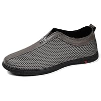 Men's Loafers Flats Shoes Spring Summer Fabric Low-top Slip On Air Mesh Leather for Male Flat Casual Leisure Fashion Breathable
