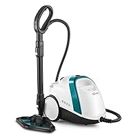 POLTI Vaporetto Smart 100 Steam Cleaner with Continuous Fill, Sanitize and Clean Floors, Carpets and Other Surfaces - Adjustable High-Power Steam Pressure Up to 58 PSI with 10 Accessories Included