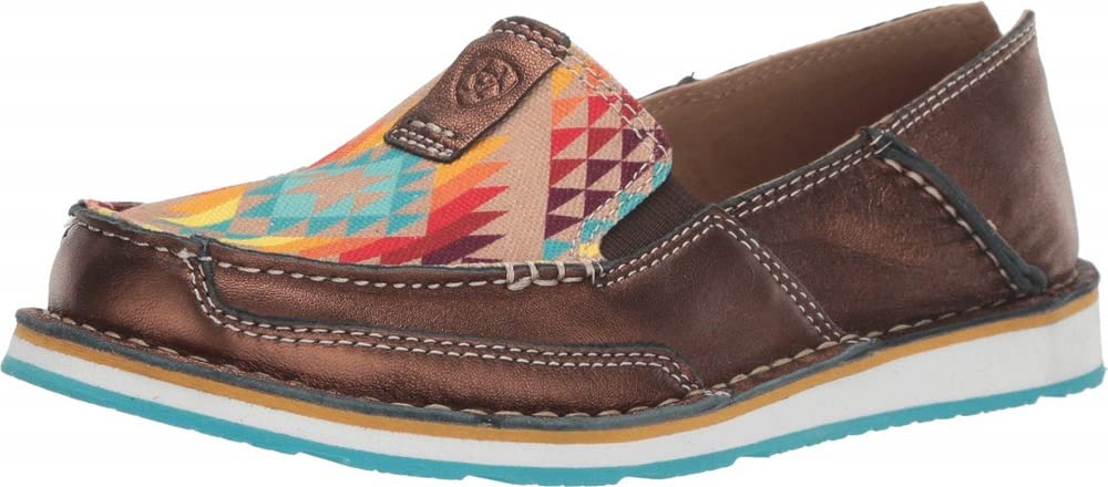 ARIAT Women's Leather, Suede, Western Inspired Slip-On-Shoes