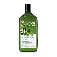 Avalon Organics Scalp Treatment Tea Tree Conditioner, 11 oz (Pack of 2)
