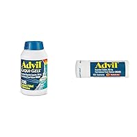 Advil Liqui-Gels Minis 200mg Ibuprofen 200 Capsules 200mg Ibuprofen 10 Tablets Pain Relief Bundle