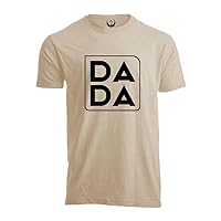 Lowomi DADA T-Shirt First Time Father's Day Present Dad Shirts for Men Funny Graphic Tshirts Father Daddy Papa