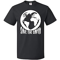 inktastic Save The Earth Globe in Heart T-Shirt