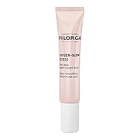 Filorga Oxygen-Glow Super Smoothing Eye Cream, Combines Hyaluronic Acid and Enzymes For Rapid Daily Treatment of Tired Eyes, Puffiness, and Dark Circles, 0.5 Fl Oz (Pack of 1)