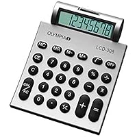 LCD 308 Pocket Calculator Silver