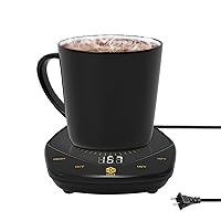 Mug Warmer Coffee Warmer for Desk Heater Accessories 131℉/149℉/167℉ Adjustable Temperature 25W 4h Auto Shut Off-Setting Cup Warmer for Coffee, Beverage, Milk, Tea, Water (Mug Not Included)