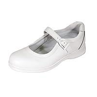 Cara Women's Wide Width Mary Jane Leather Comfort Shoes