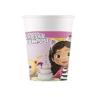 PROCOS Gabby's Dollhouse Party Paper Cups, Pack of 8, 200ml