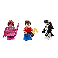 LEGO Dick Grayson, Orca, Batgirl Pink Minifigures Batman Movie