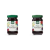 365 by Whole Foods Market, Organic Mixed Berry Fruit Spread, 17 Ounce (Pack of 2)
