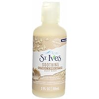 Soothing Oatmeal and Shea Butter Body Wash 3 oz (Pack of 2)