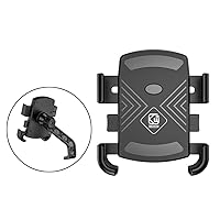 4.7-6.8in Cellphone Holder Motorcycle Scooter Handlebar/Rearview Mount Shockproof Anti Shedding Stand Phone Holder for Bed