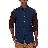 Nautica Men's Slim Fit Helmsman Color Block Shirt