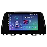 9 inch Car Stereo Radio GPS Navigation Unit for Mazda 6 GJ1/GL 2013 2014 2015 Low-end,4Core 2G+32G Android with Wireless Carplay,Android Auto,DSP,1280x800 HD Touchscreen Multimedia Video Player