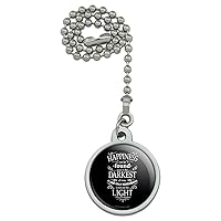 GRAPHICS & MORE Harry Potter Happiness Quote Ceiling Fan and Light Pull Chain