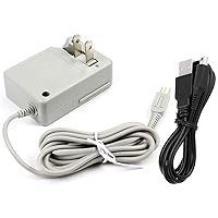 3DS Charger and Cable Kit, AC Adapter Charger Travel Charger Wall Plug Power Adapter(100-240 v) and Charging Cable for Nintendo New 3DS XL New 3DS 3DS XL 3DS New 2DS XL New 2DS 2DS XL 2DS DSi DSi XL