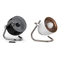 Vornado Pivot6 Whole Room Air Circulator Fan with Remote Control Pivot Personal Air Circulator Fan, Copper