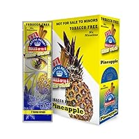 XXL Size Hemp Wraps 2 Count Per Sleeve Pack of 25 (Pineapple)