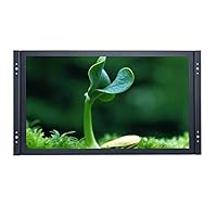 15.6'' inch PC Monitor 1366x768 16:9 RCA HDMI-in VGA Metal Shell Embedded Open Frame Built-in Speaker Remote Control LCD Screen Display USB Port Pluggable U-Disk Small Video Player K156MN-591