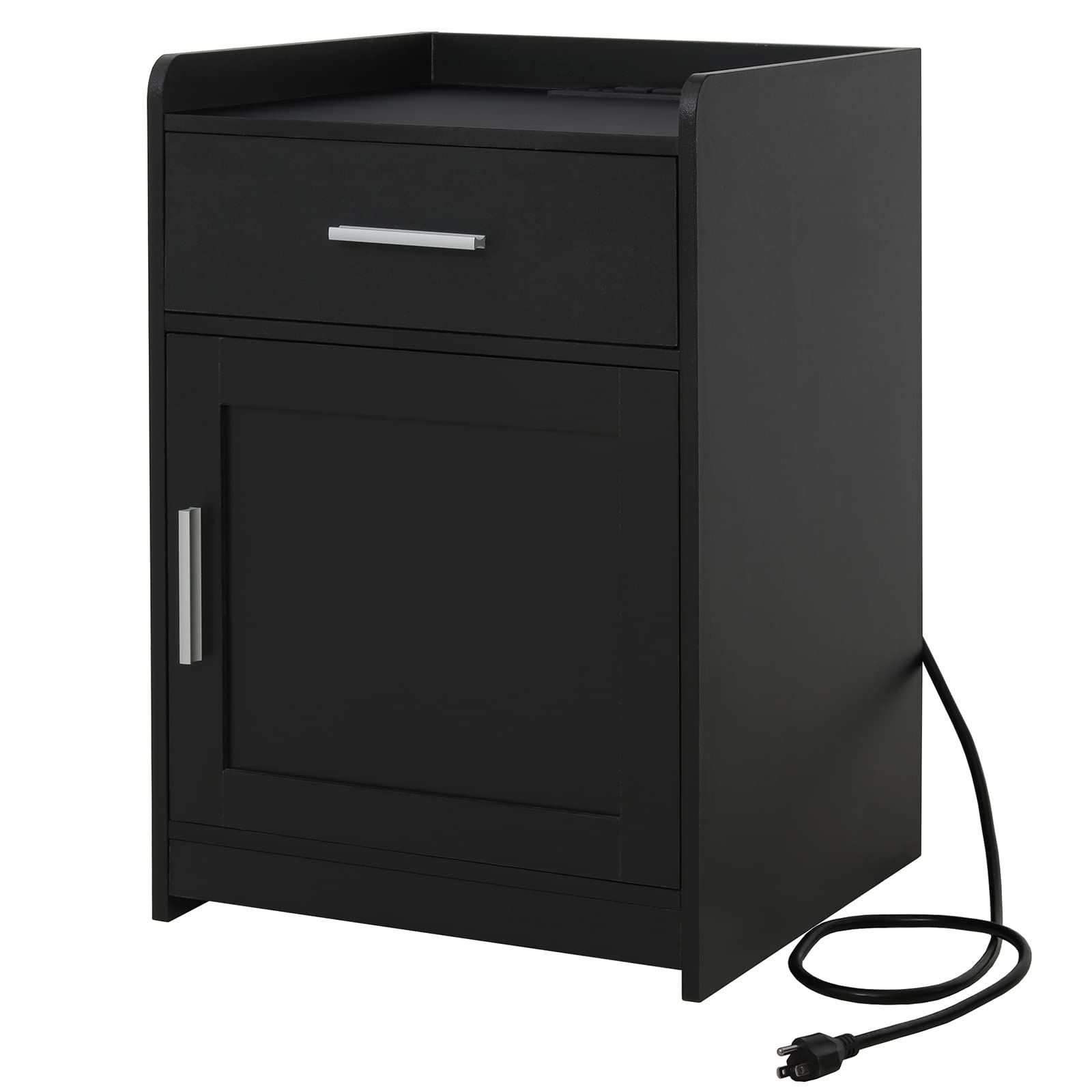 Mua WEENFON Nightstand, End Table with Charging Station and USB Ports ...