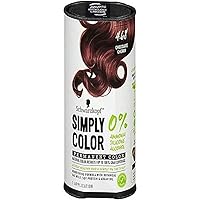 Schwarzkopf Simply Color Hair Color 4.68 Chocolate Cherry, 1 Application - Permanent Hair Dye for Healthy Looking Hair without Ammonia or Silicone, Dermatologist Tested, No PPD & PTD