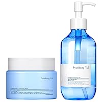 Pyunkang Yul Deep Clear Cleansing Balm, Deep Cleansing Oil Set - Korean Makeup Remover All In One Face Wash, Removes Heavy Makeup Perfectly, Gentle for Skin, Moisturizing, Nourishing Care