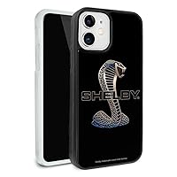 Shelby Cobra Logo Protective Slim Fit Hybrid Rubber Bumper Case Fits Apple iPhone 8, 8 Plus, X, 11, 11 Pro,11 Pro Max, 12, 12 Pro