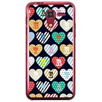 Colorful Heart Black (Clear) / for DIGNO F DIGNO E 503KC/SoftBank SKY503-PCCL-152-M328 SKY503-PCCL-152-M328