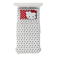 Franco Hello Kitty Bedding Super Soft Microfiber 3 Piece Twin Sheet Set, (Official Licensed Product)