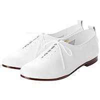 Recipe RP-201 Lace-up Shoes, Made in Japan, 4 Colors, Genuine Leather, Natural Shoes, Women's, Easy to Walk, Painless, Flat Shoes