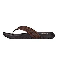 Hey Dude Men's Myers Flip Classic Black/Black | Men's Shoes | Men Slip-on Sandals | Comfortable & Light-Weight