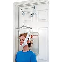 DMI Over The Door Posture Corrector and Cervical Neck Traction Device for Physical Therapy, FSA HSA Eligible Neck Stretcher, Back Stretcher, Neck Pain, Migraine Relief, Back Pain or Arthritis