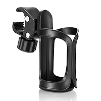 Accmor Walker Cup Holder, Wheelchair Cup Holder, Rollator Cup Holder, Universal Drinks Holder for Walker, Wheelchair, Walkers Rollators Scooter Accessories Black