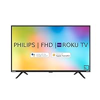 PHILIPS 32-Inch FHD 1080p Smart R0KU TV Compatible with Alexa, AppIe Home, Siri or Google Home (Renewed)