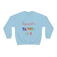 Colorful Gymnastics Plus Slime Is Life Rainbow Kid Unisex Crewneck Sweatshirt