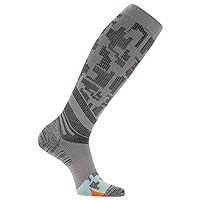 Merrell Men's and Women's Trail Running Compression Over The Calf Socks-Unisex OTC with Arch Support Band