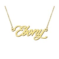 Aoloshow Personalized Name Necklace Custom Any Name Necklaces Jewelry for Womens New Mom Bridesmaid Gift