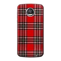 R2374 Tartan Red Pattern Case Cover for Motorola Moto Z2 Play