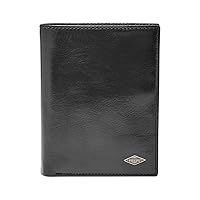 Fossil Men's RFID-Blocking Leather Large Capacity International Combination Bifold Wallet for Men