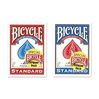 Bicycle Magic Stripper Deck - A Gaff Playing Card Trick (Red)