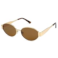 Retro Oval Sunglasses for Women Men Trendy Sun Glasses Classic Shades UV400 Protection SJ1217