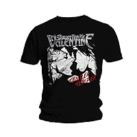 Men's Temper Temper Kiss T-shirt XX-Large Black